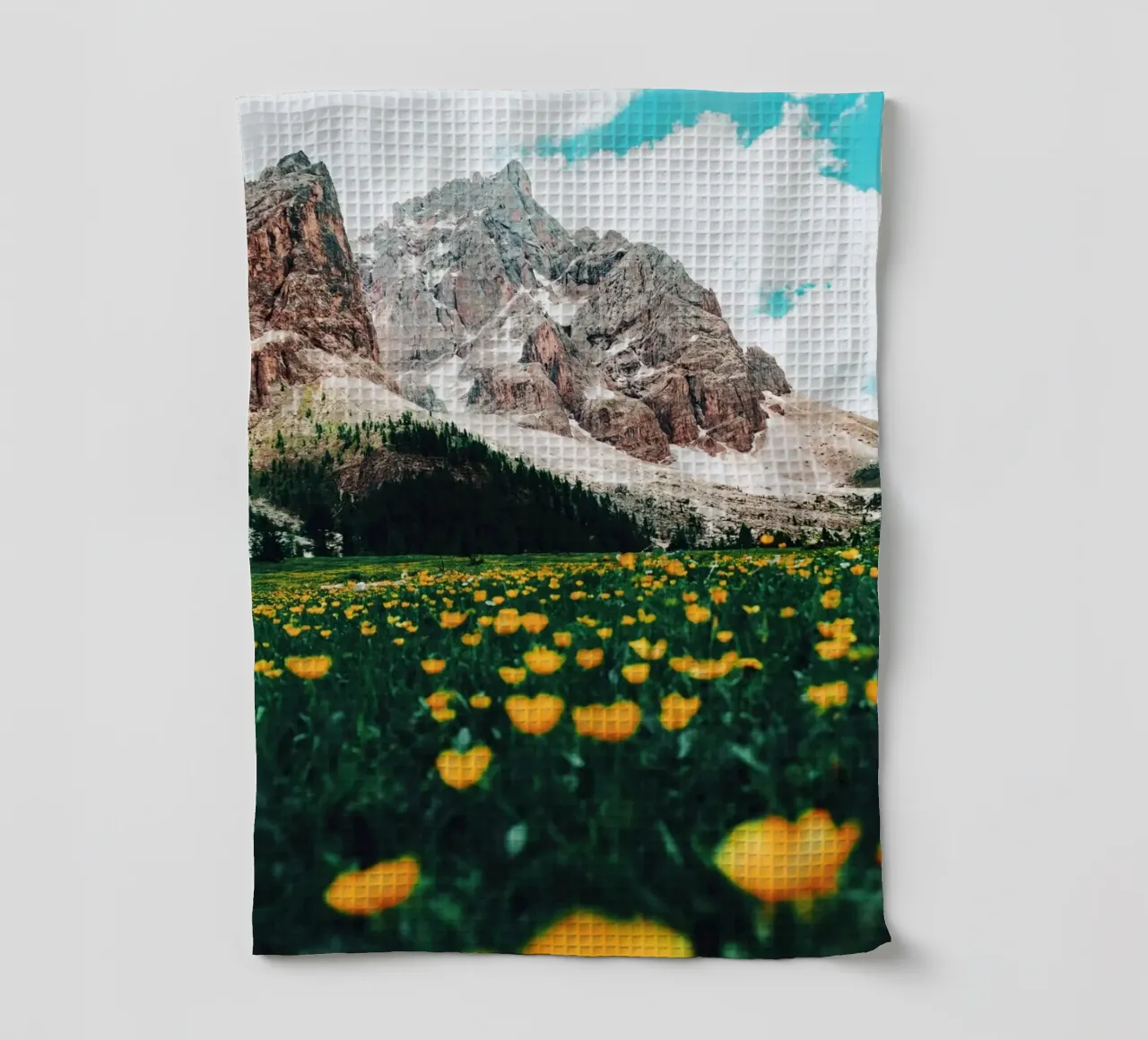 fiori di montagna canovaccio da cucina da Nature's Palette
