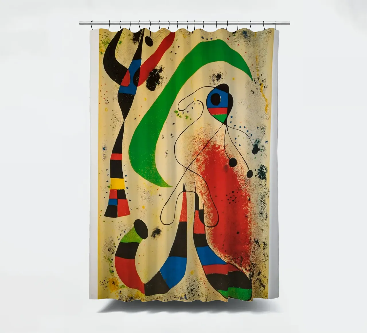 Joan Miro - La notte (1953) tenda da doccia da Sharon Breitenberg