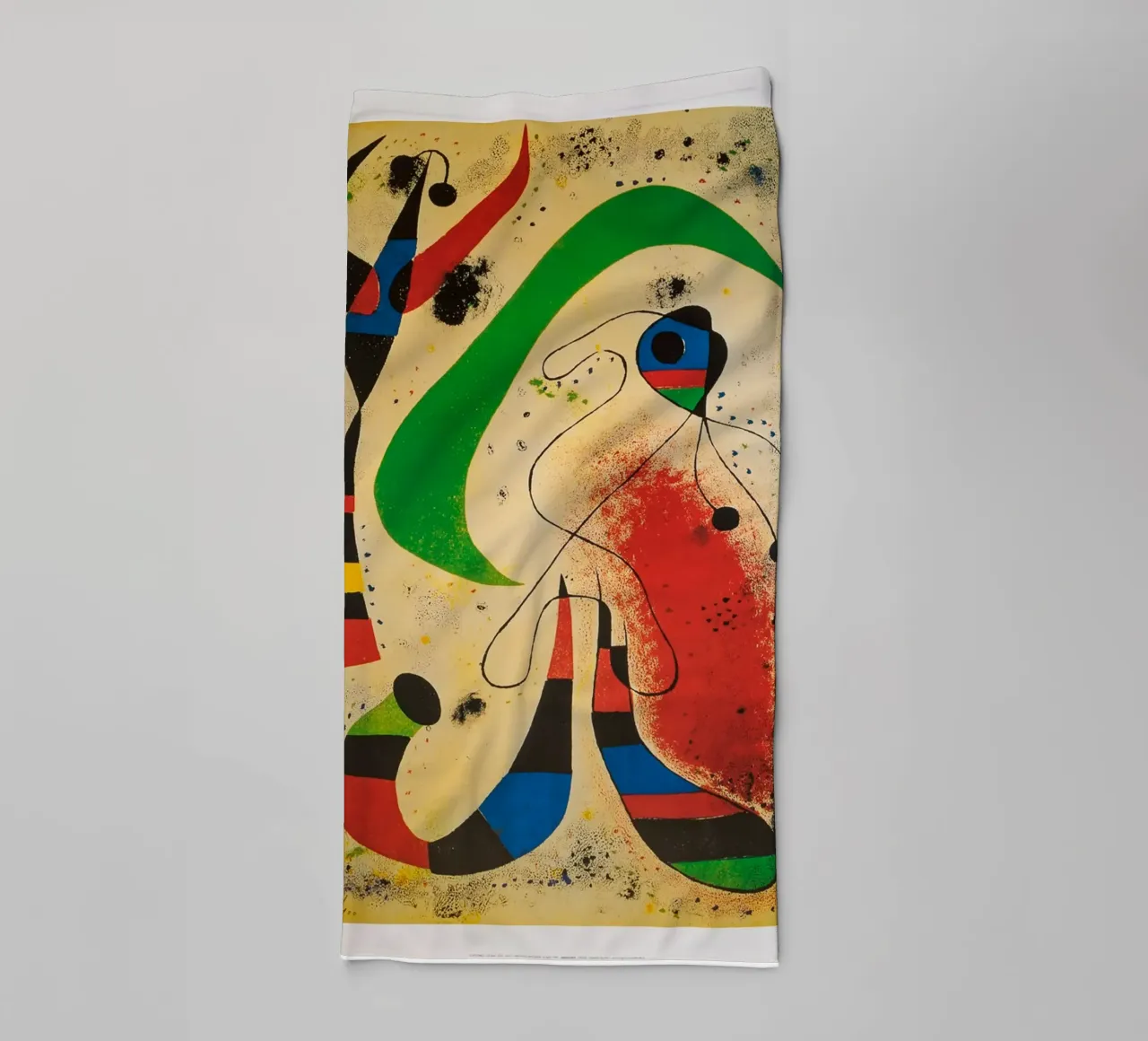 Joan Miro - La notte (1953) asciugamano da bagno da Sharon Breitenberg