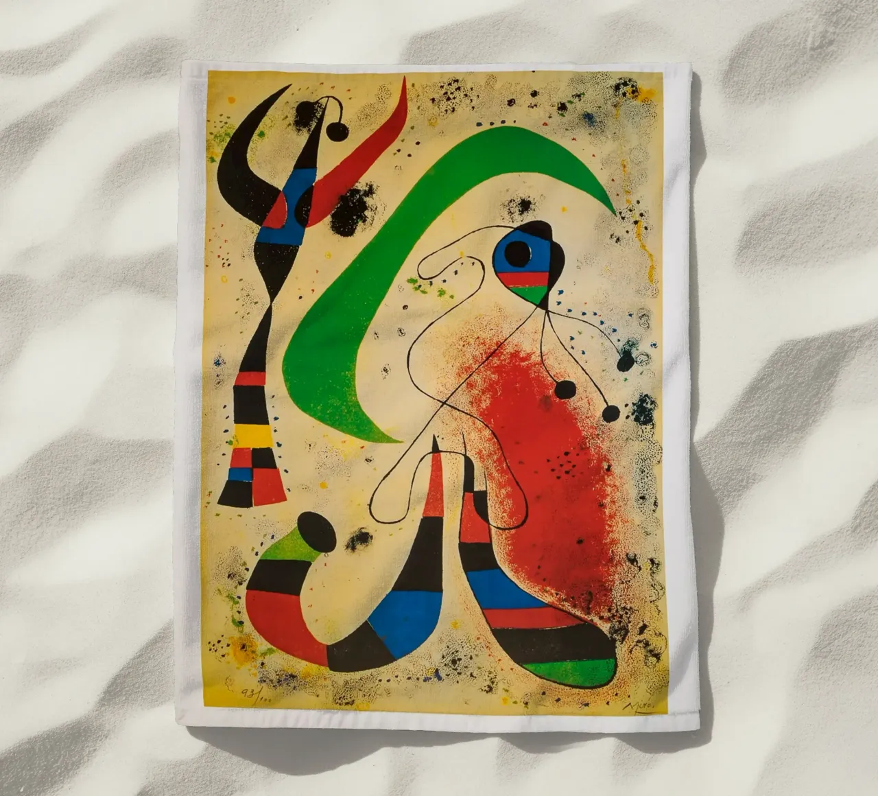 Joan Miro - La notte (1953) telo mare da Sharon Breitenberg