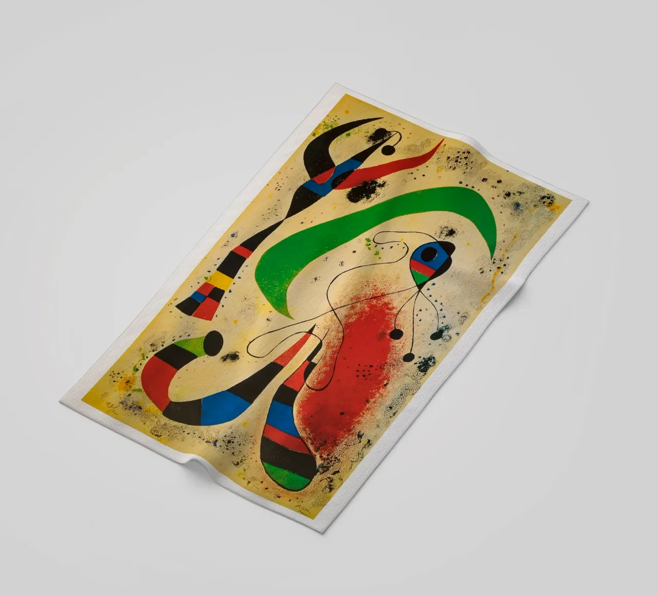 Joan Miro - La notte (1953) telo mare da Sharon Breitenberg