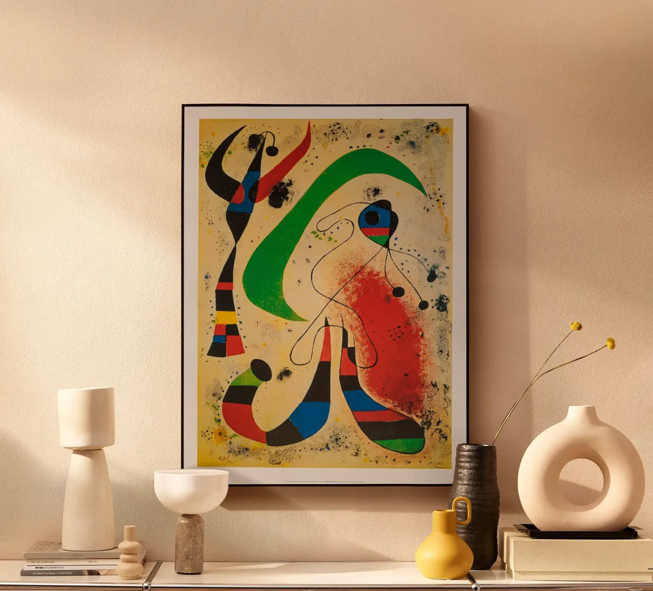 Joan Miro - La notte (1953) alluminio dibond da Sharon Breitenberg