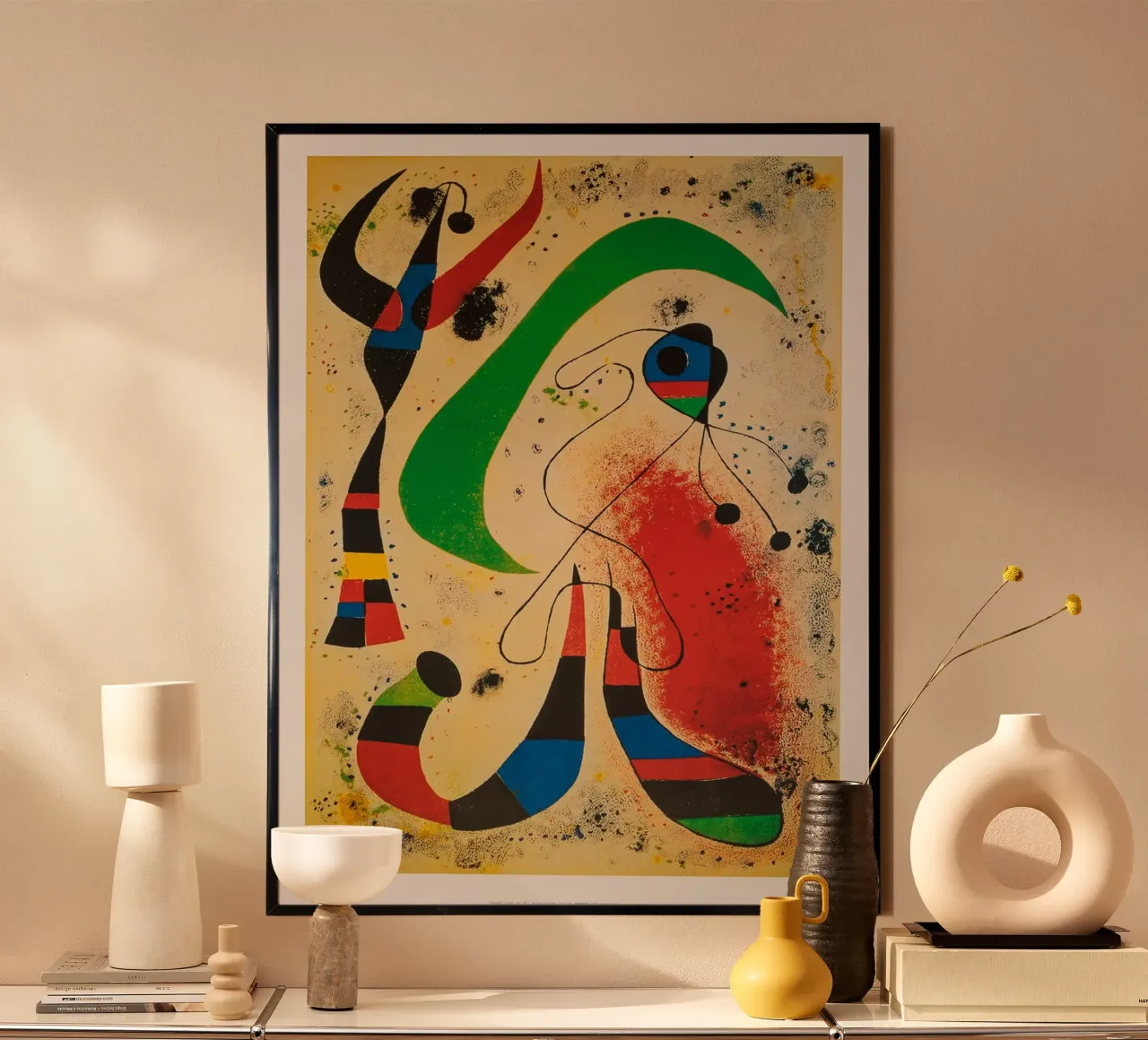 Joan Miro - La notte (1953) carta hahnemühle da Sharon Breitenberg