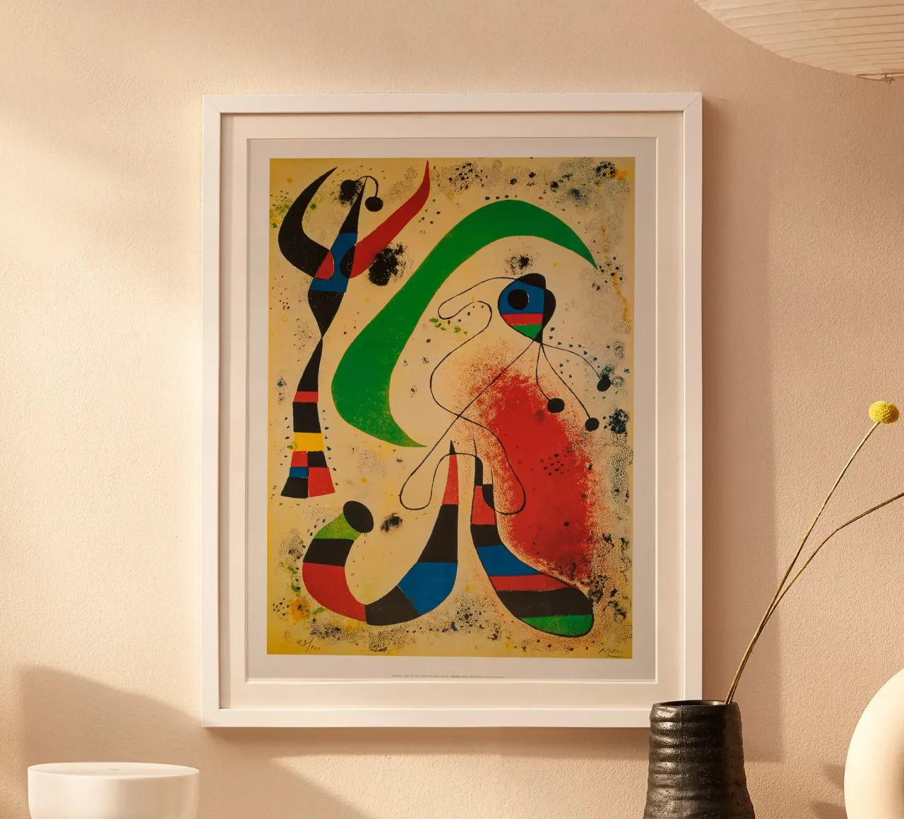Joan Miro - La notte (1953) carta hahnemühle da Sharon Breitenberg