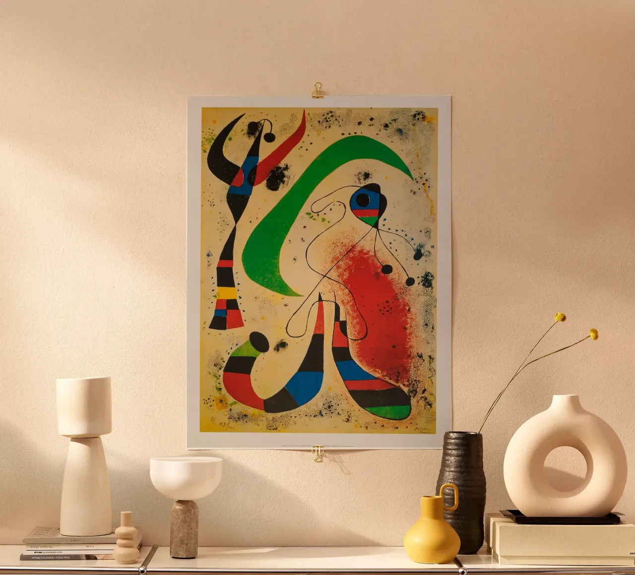Joan Miro - La notte (1953) carta hahnemühle da Sharon Breitenberg