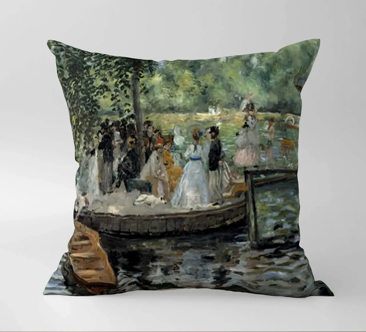 La Grenouillere, 1869 cuscino da LaurelArt