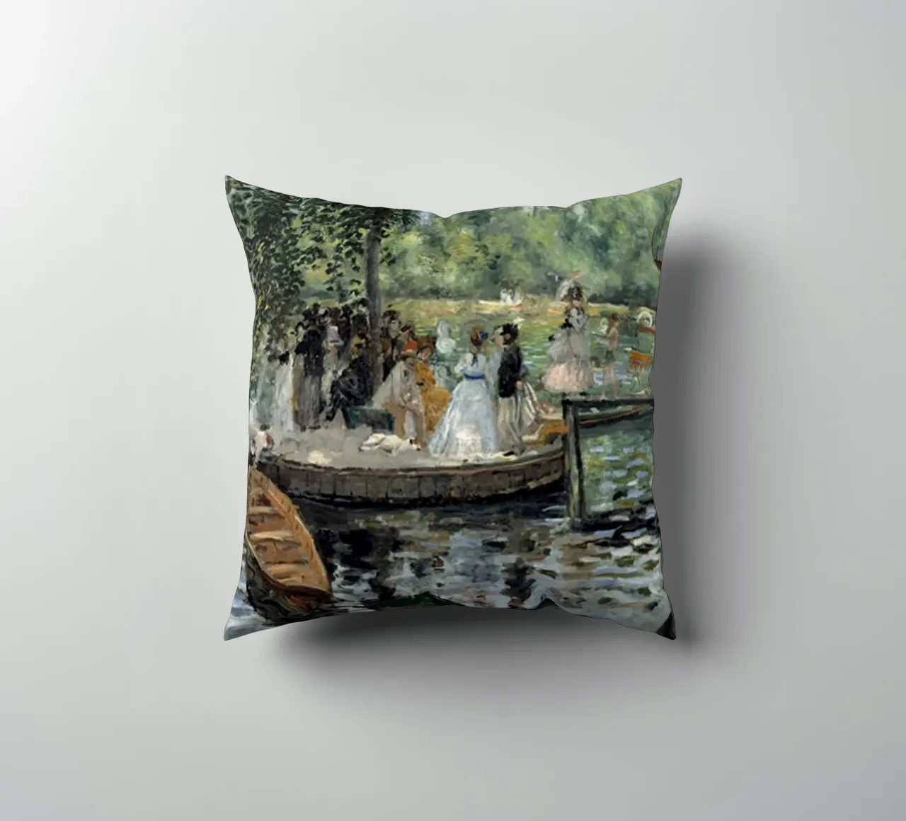 La Grenouillere, 1869 cuscino da LaurelArt