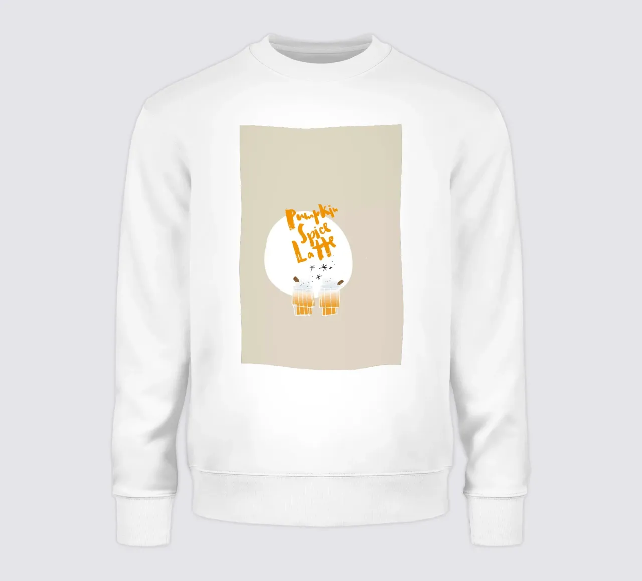 Pumpkin Spice Latte felpa da Brushmeetspaper