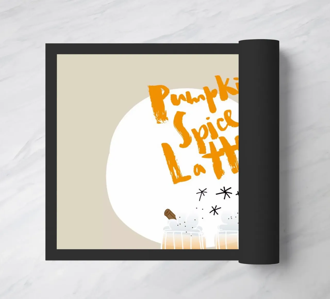 Pumpkin Spice Latte zerbino da Brushmeetspaper