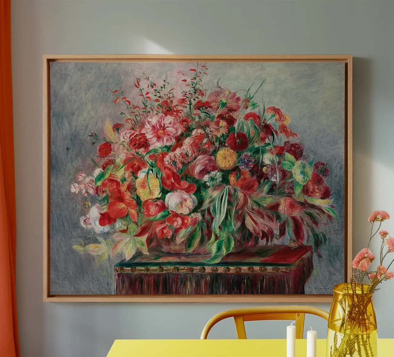 Vaso con fiori tela da LaurelArt