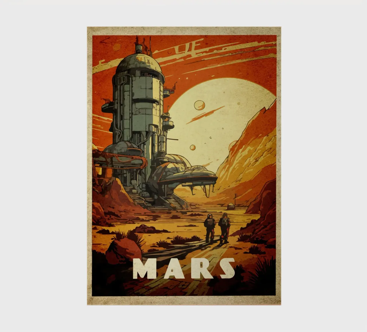 Welcome to Mars notebook by Drew Studio