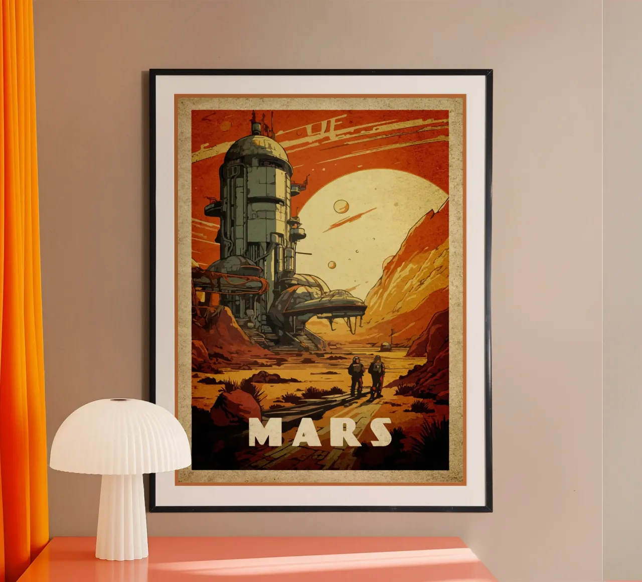 Benvenuti su Marte carta hahnemühle da Drew Studio
