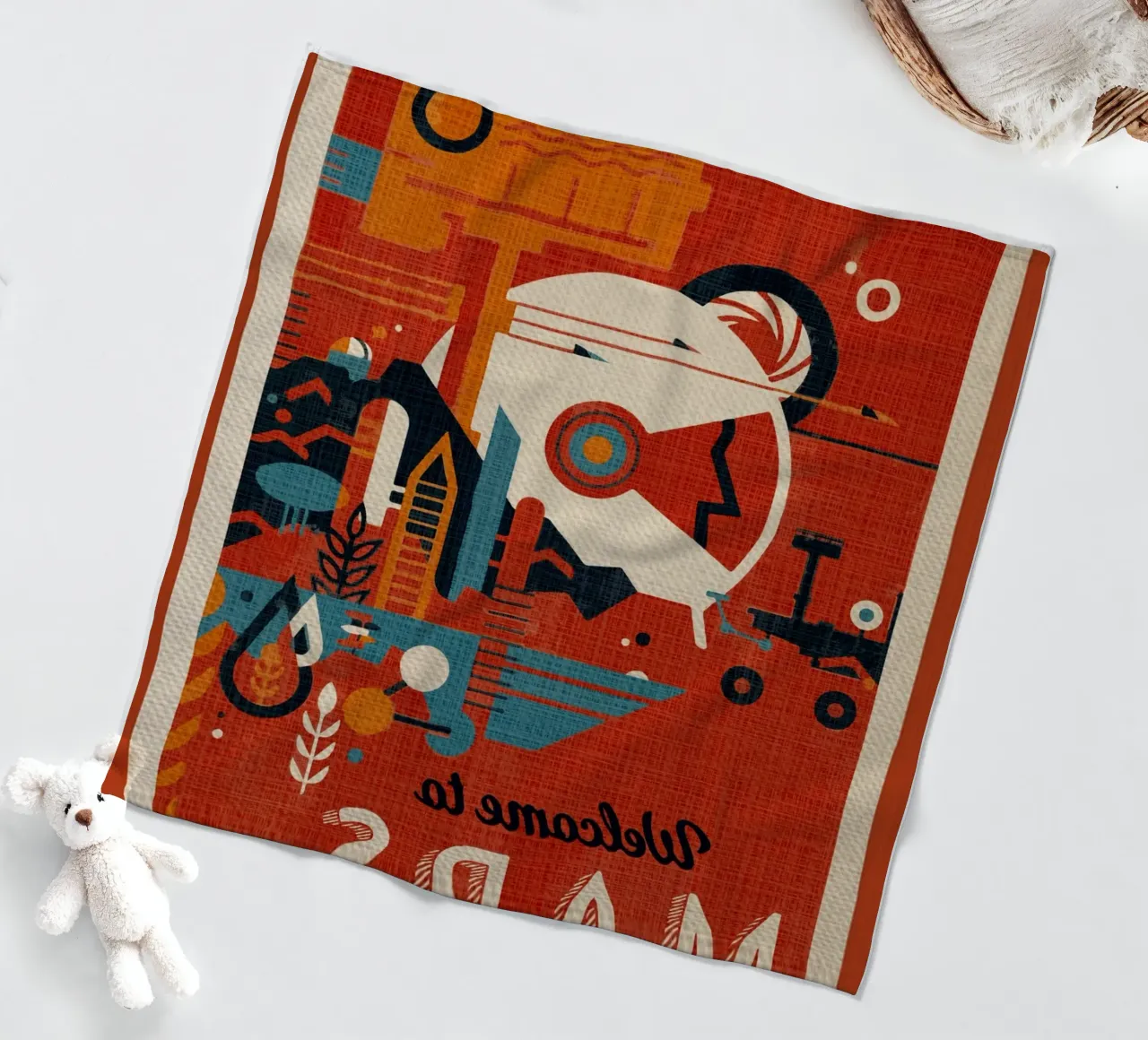 Benvenuti su Marte coperta in pile da Drew Studio