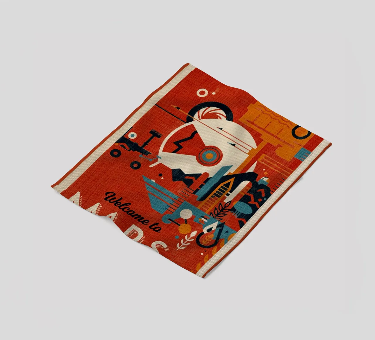 Benvenuti su Marte coperta in pile da Drew Studio