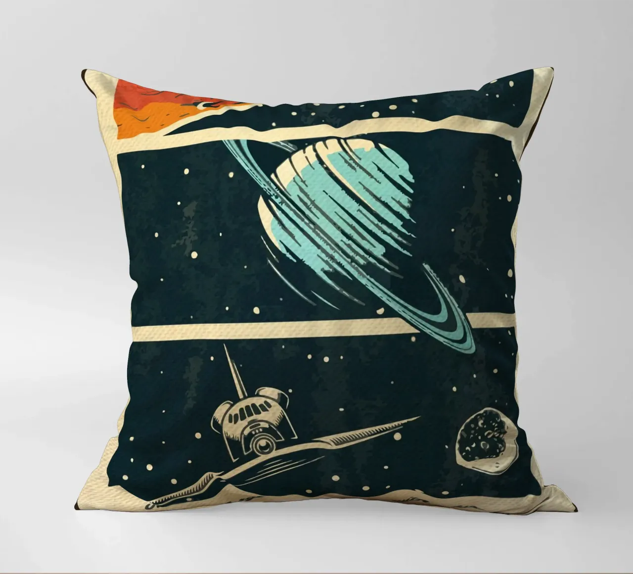 Spazio retrò vintage cuscino da Drew Studio