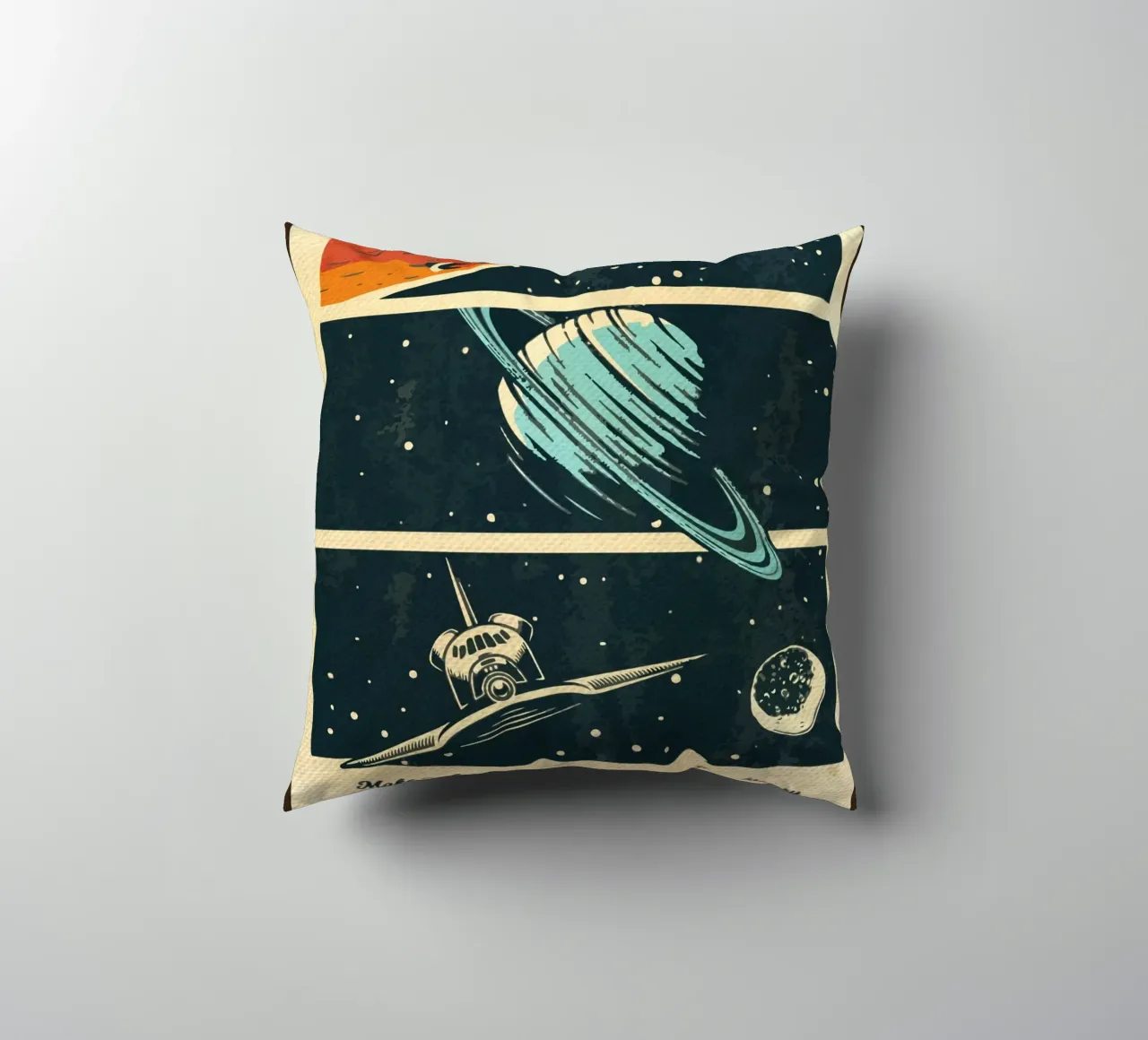 Spazio retrò vintage cuscino da Drew Studio