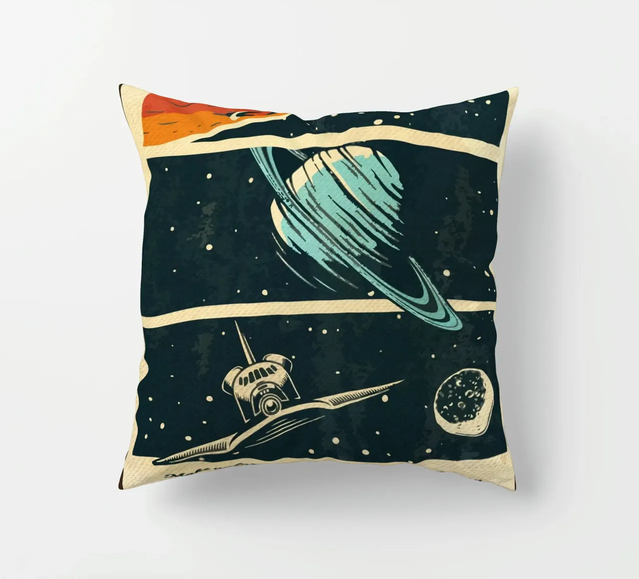 Spazio retrò vintage cuscino da Drew Studio