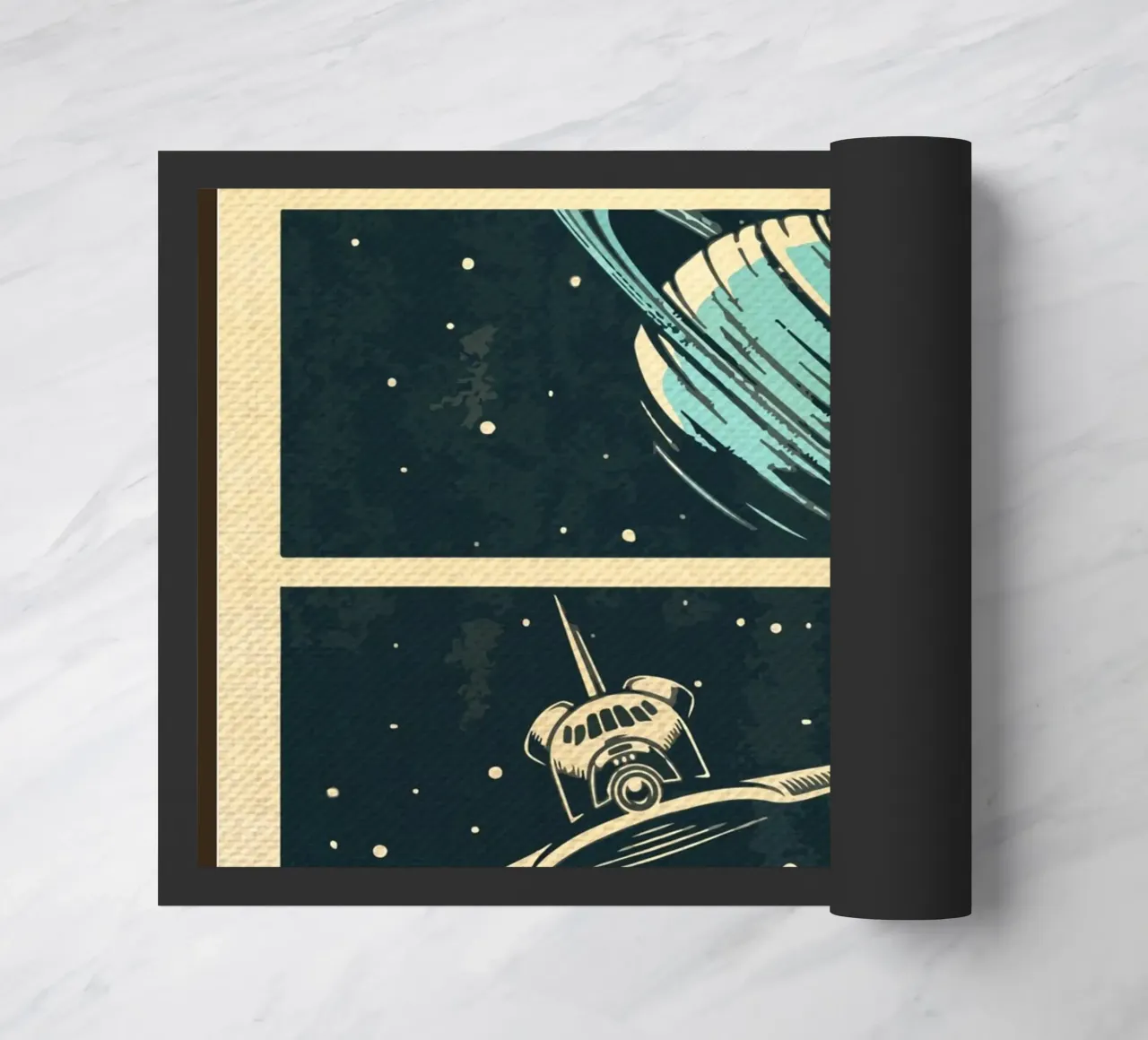 Spazio retrò vintage zerbino da Drew Studio