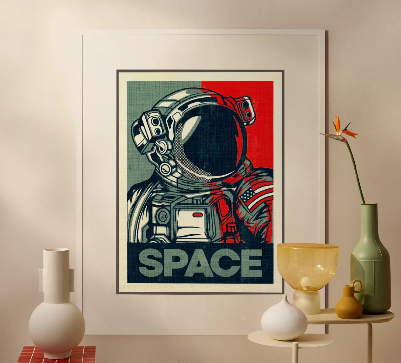 Spazio retrò vintage carta hahnemühle da Drew Studio