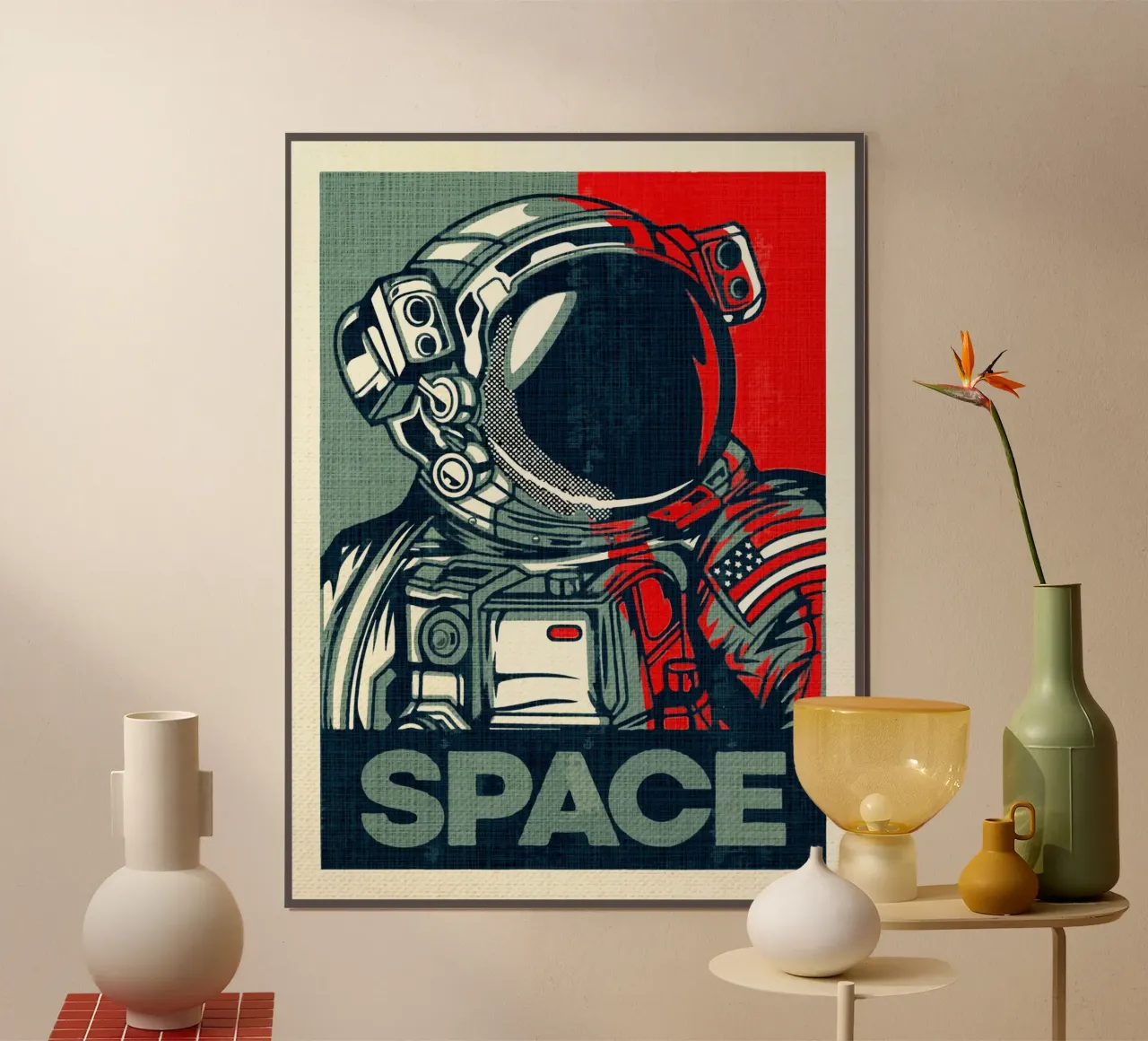 Spazio retrò vintage carta hahnemühle da Drew Studio