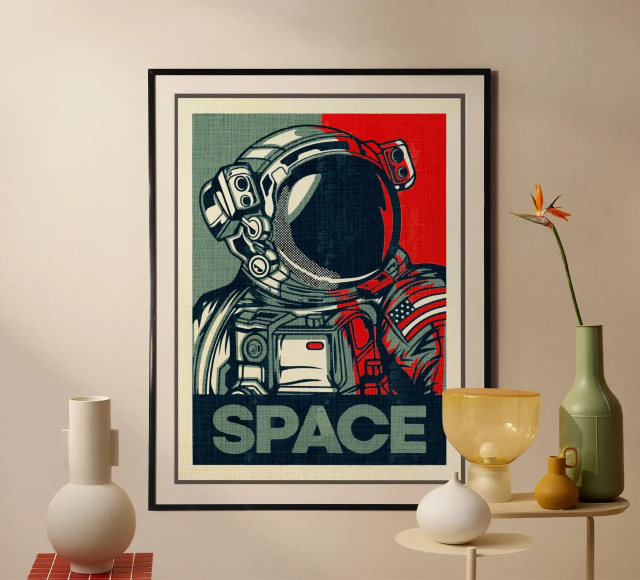 Spazio retrò vintage carta hahnemühle da Drew Studio