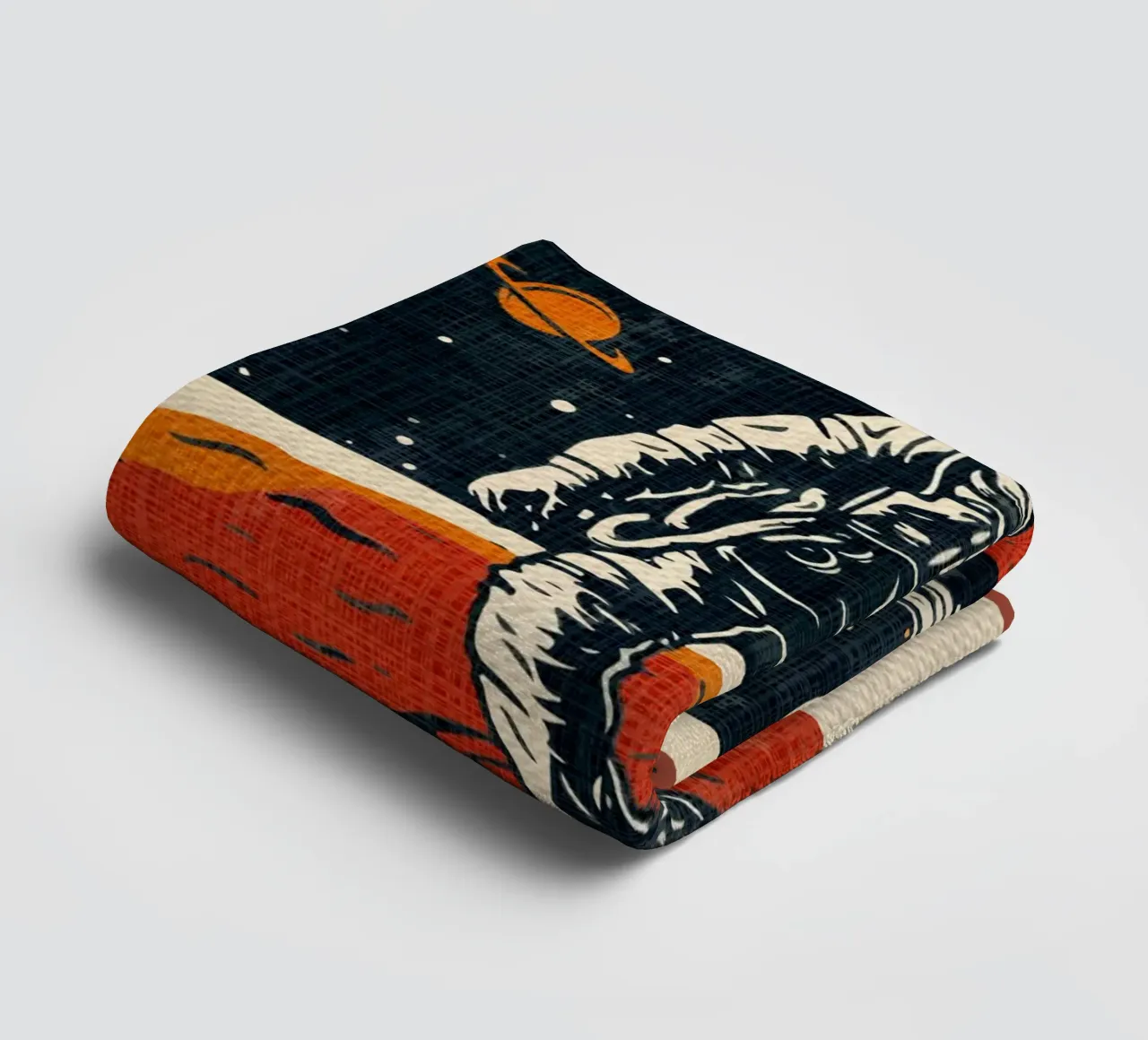 Spazio retrò vintage asciugamano da bagno da Drew Studio