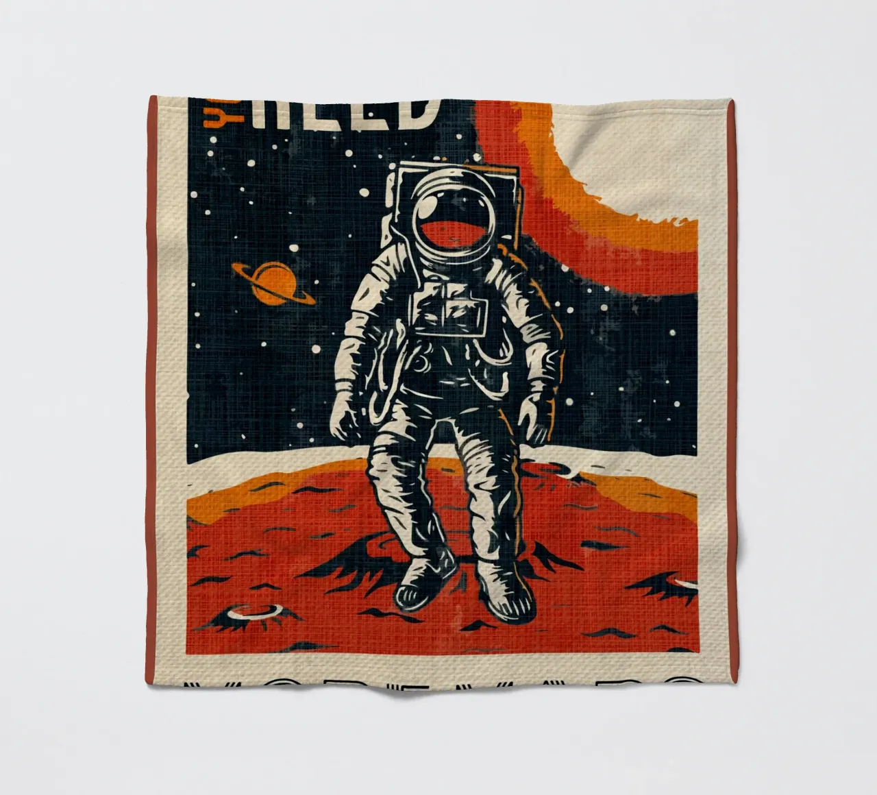 Spazio retrò vintage coperta in pile da Drew Studio