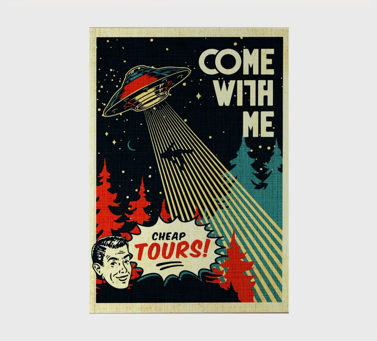 UFO Come with me notebook by Drew Studio