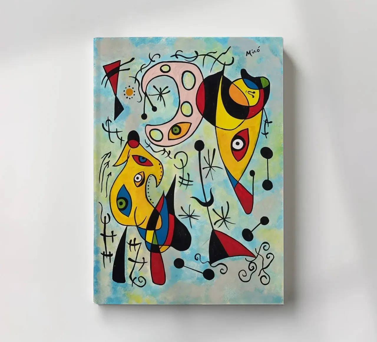 Joan Miró Fish Abstract notebook by Sharon Breitenberg