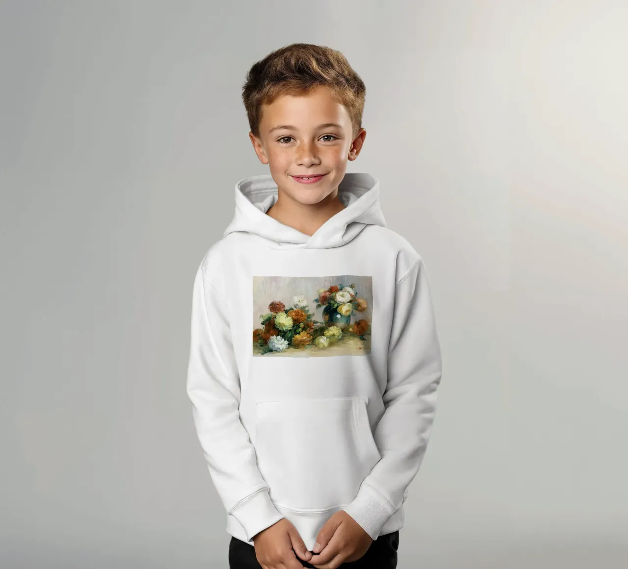 Corone di fiori felpa bambino con cappuccio da LaurelArt