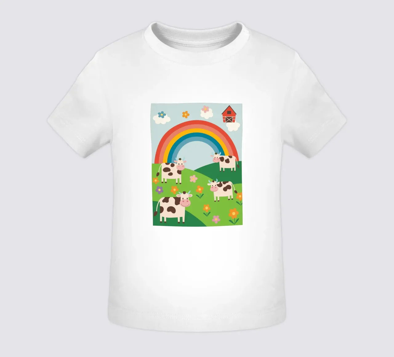 Raising Cattle baby t-shirt by CUTE ANIMALS