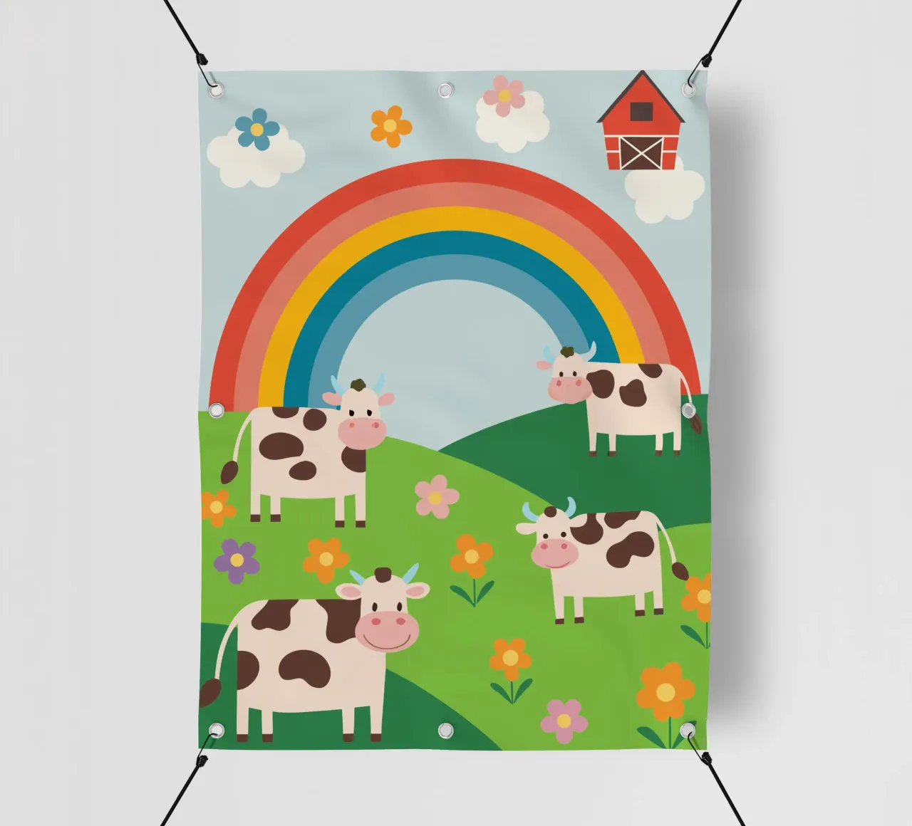 Raising Cattle pvc cover by CUTE ANIMALS