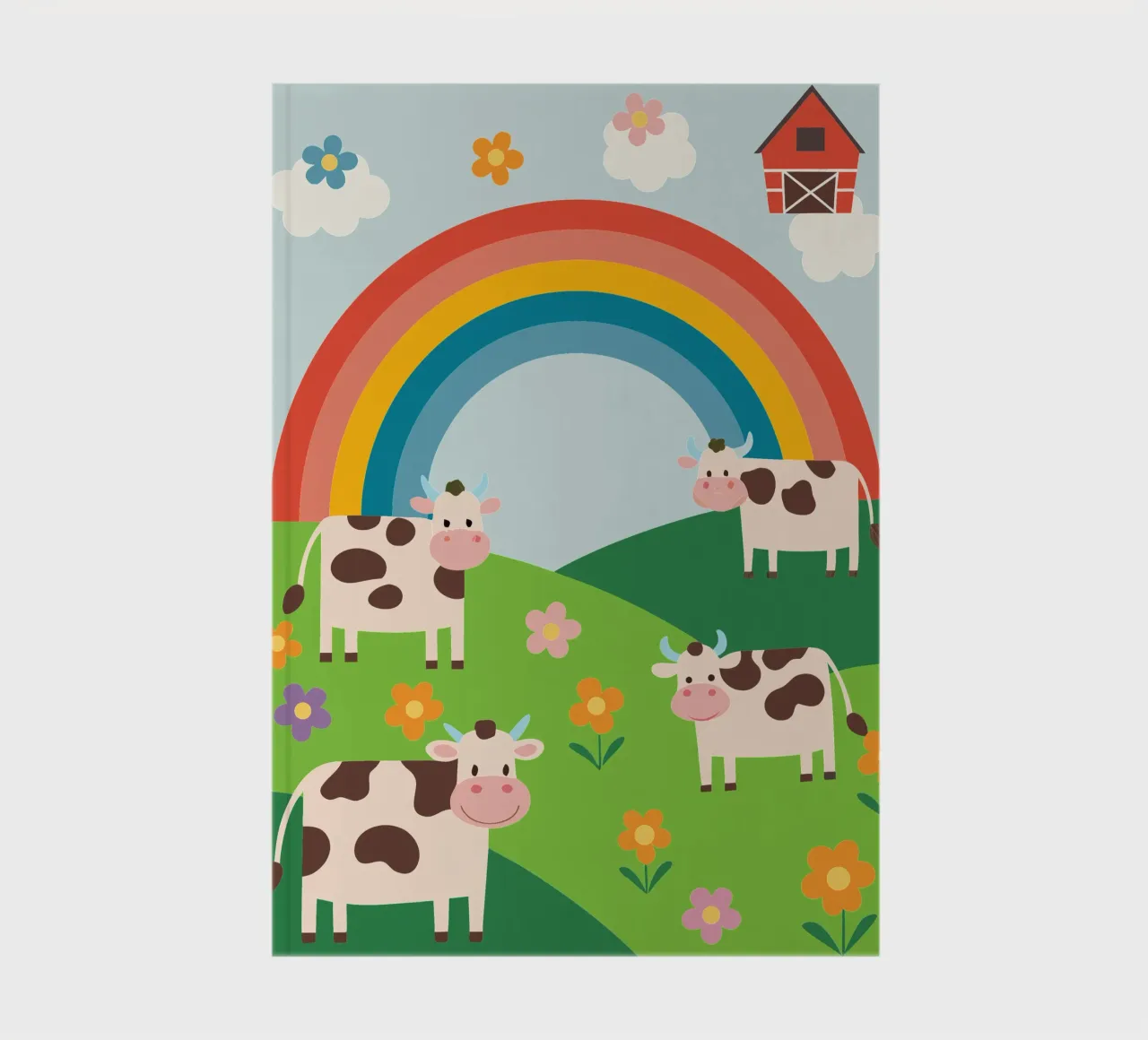 Raising Cattle notebook by CUTE ANIMALS
