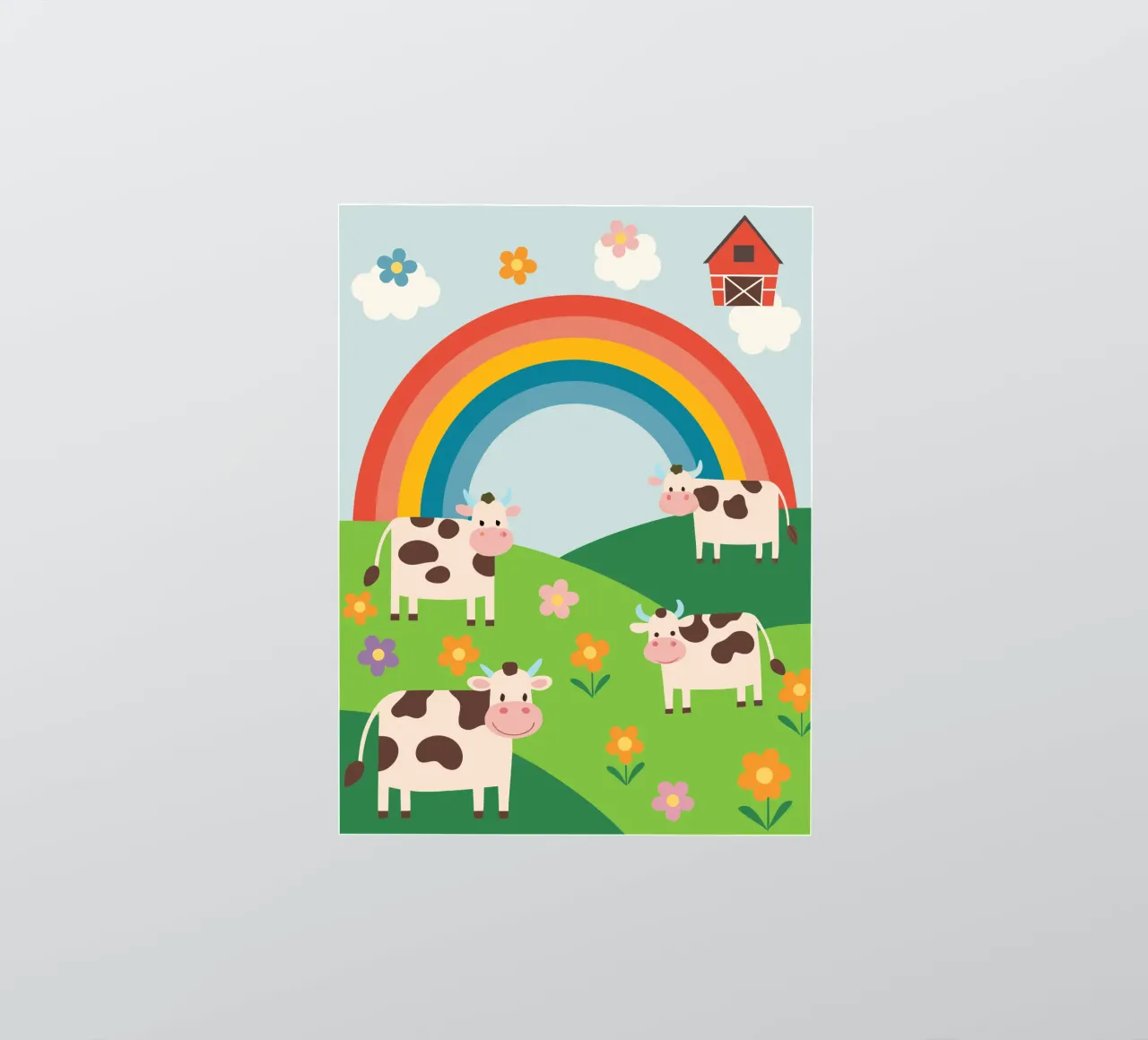 Raising Cattle sticker by CUTE ANIMALS