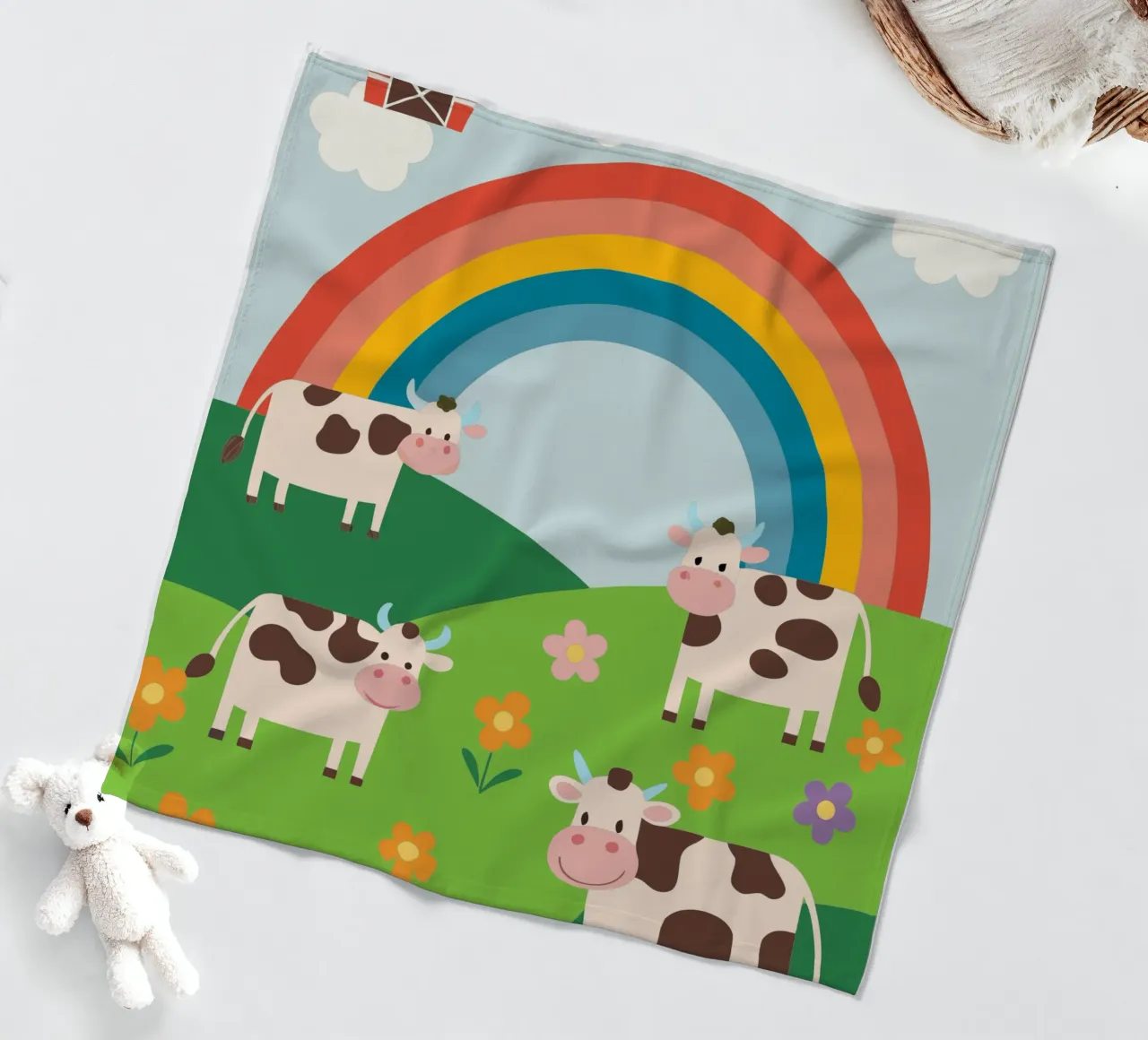 Allevare bestiame coperta in pile da CUTE ANIMALS