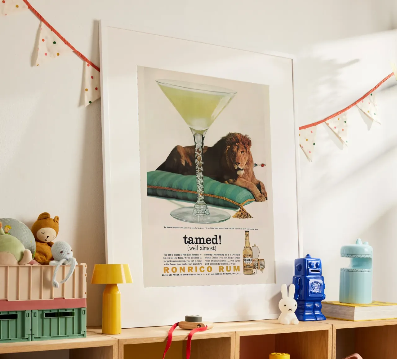 RUM AD Cocktail rétro hahnemühle de Cocktail Drink