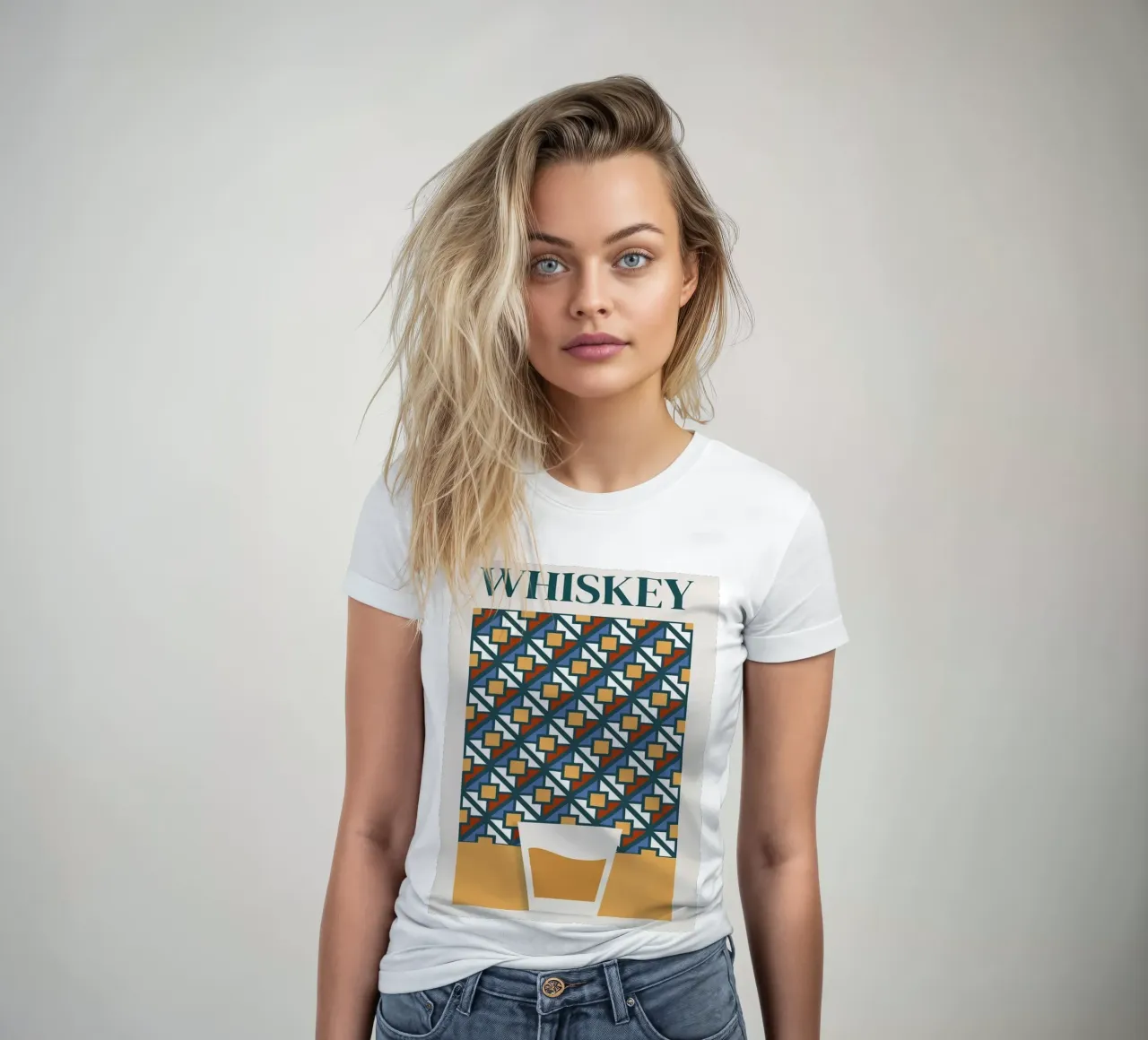 Eeuwenoude moderne drank dames t-shirt getailleerd van Cocktail Drink