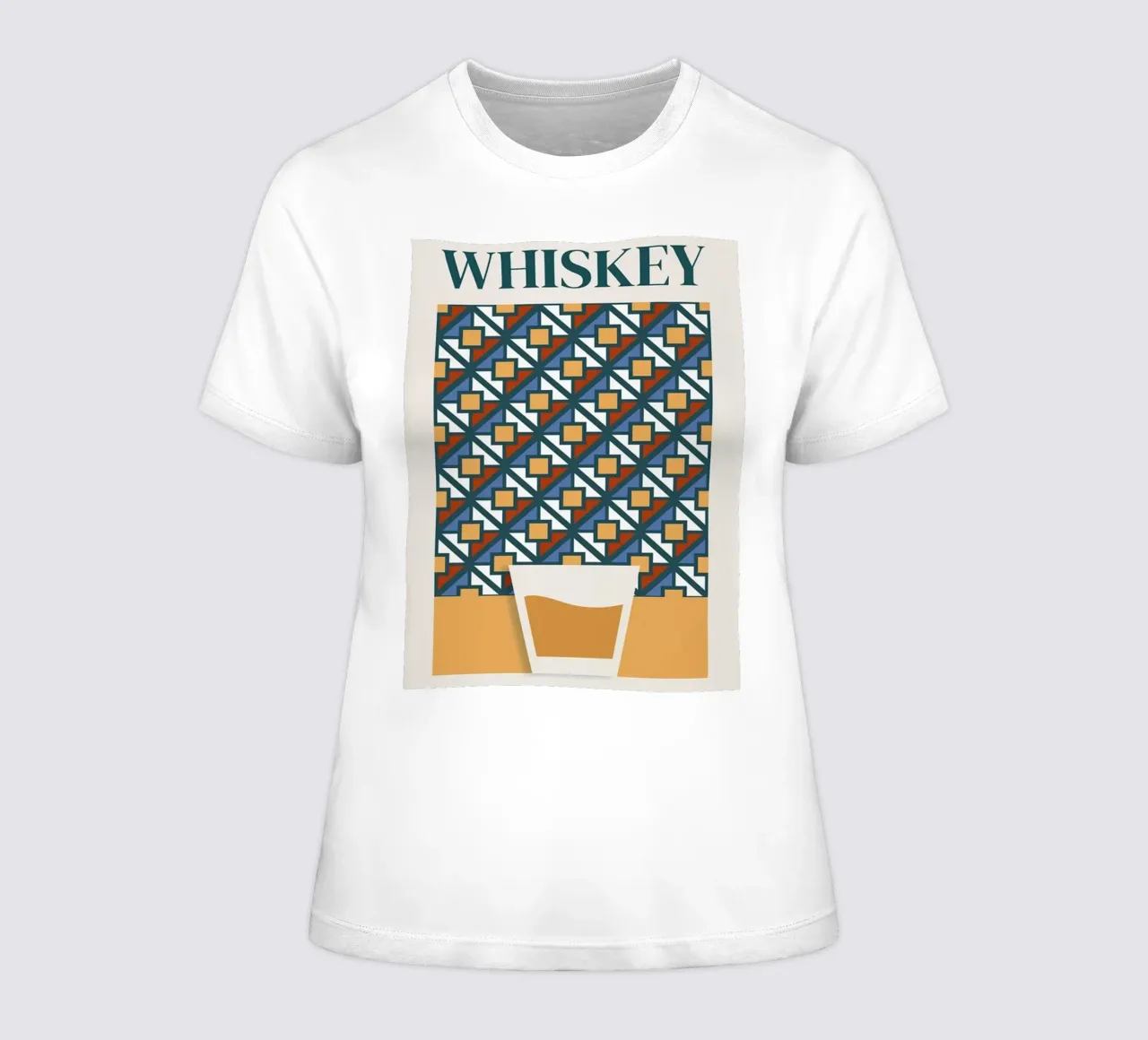 Eeuwenoude moderne drank dames t-shirt getailleerd van Cocktail Drink