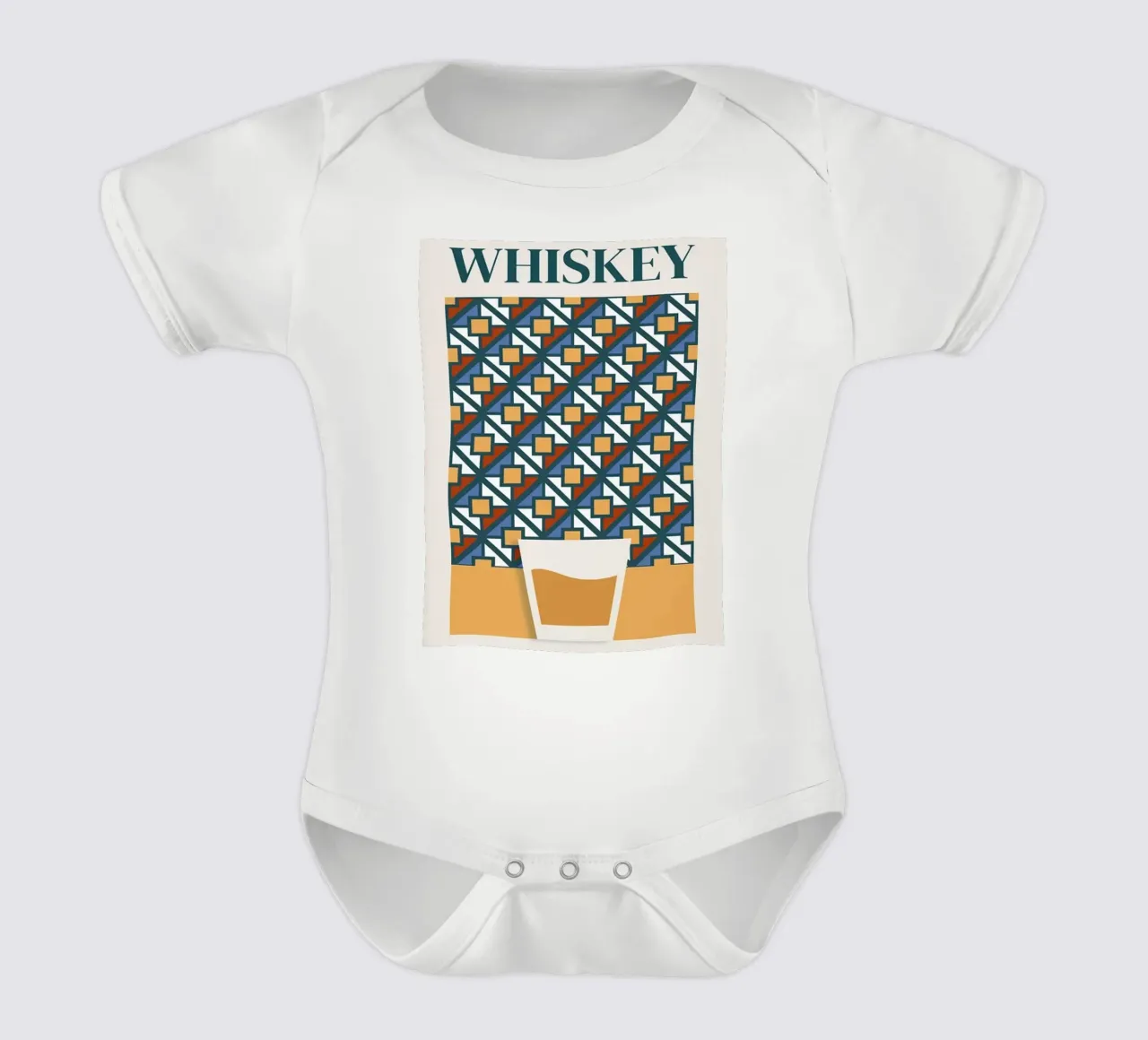 Eeuwenoude moderne drank babyrompertje korte mouwen van Cocktail Drink