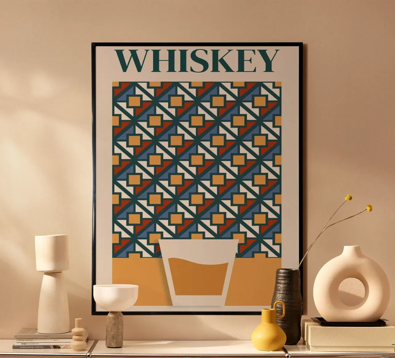 Eeuwenoude moderne drank hahnemühle van Cocktail Drink