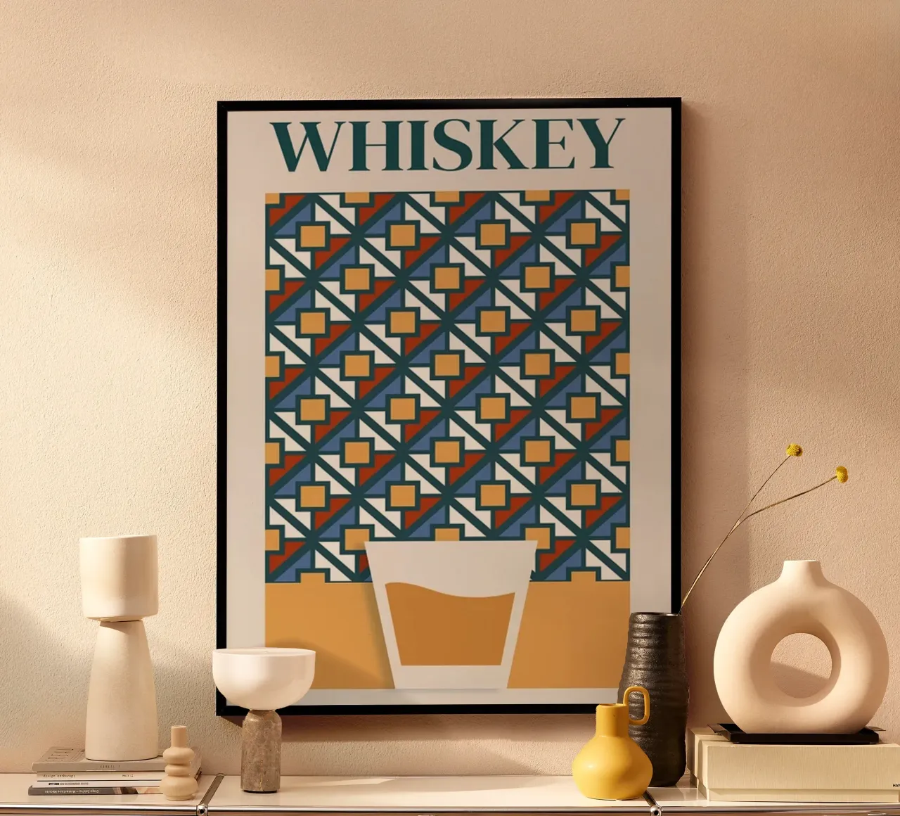 Eeuwenoude moderne drank hahnemühle van Cocktail Drink