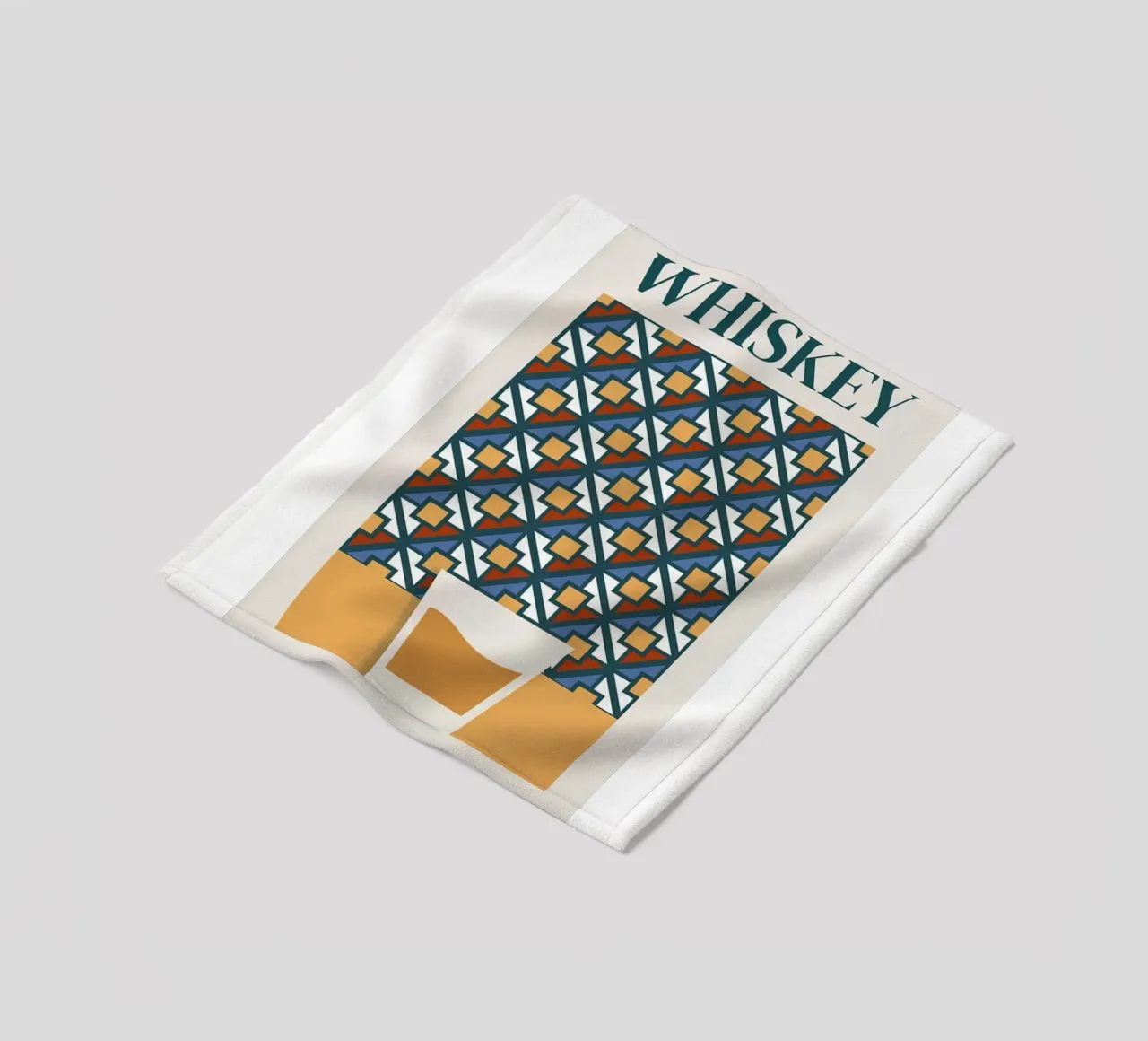 Century Modern Drink fleece blanket by Cocktail Drink