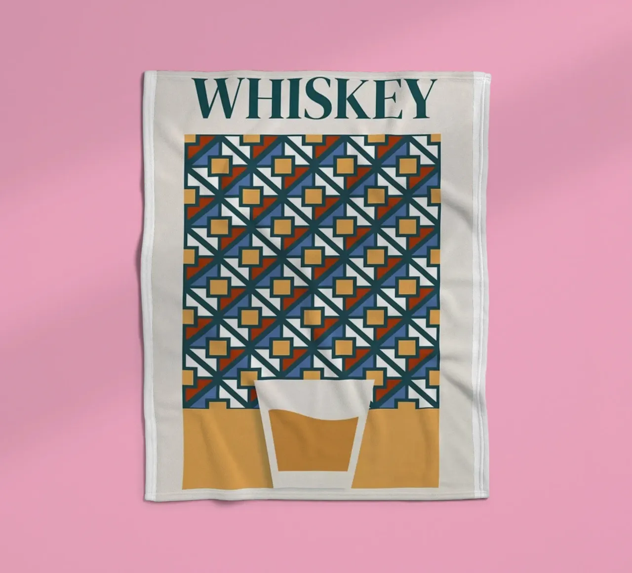 Eeuwenoude moderne drank fleecedeken van Cocktail Drink