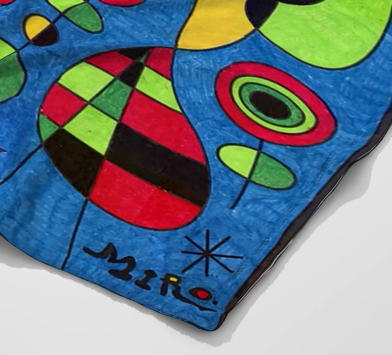 Joan Miro Occhi astratti coperta in pile da Sharon Breitenberg