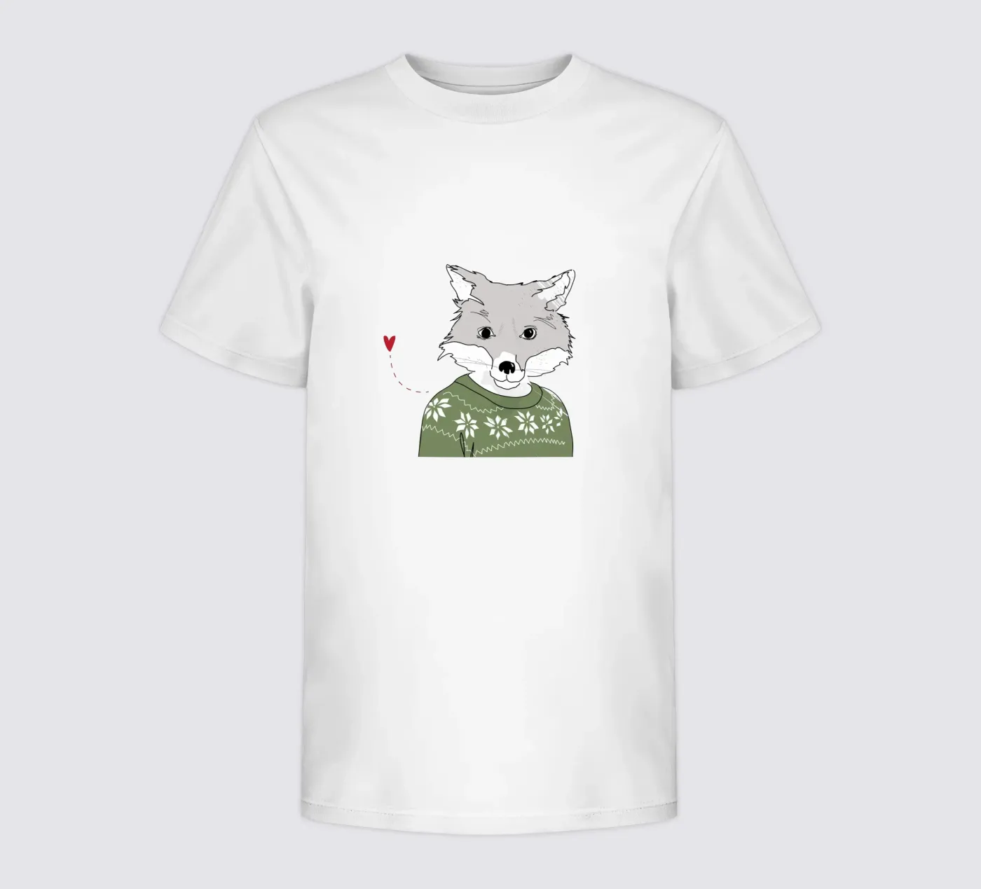 Furry Fox t-shirt bambini da Christina Heitmann