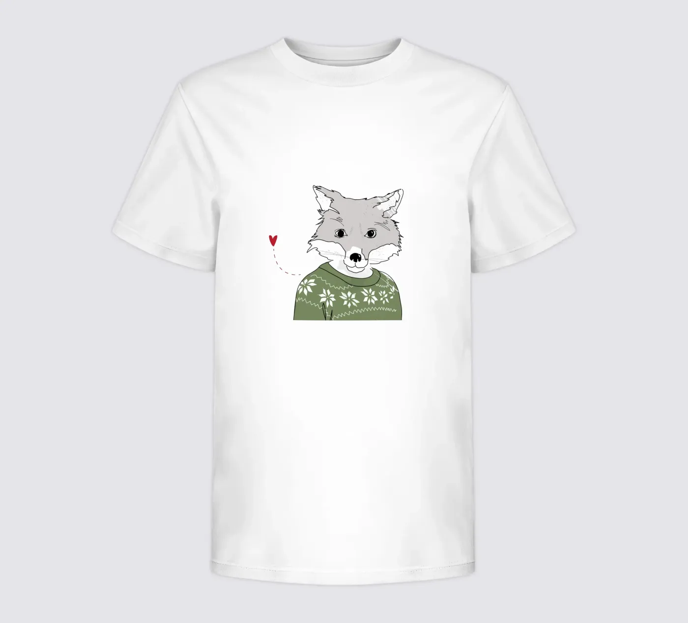 Furry Fox t-shirt bambini da Christina Heitmann