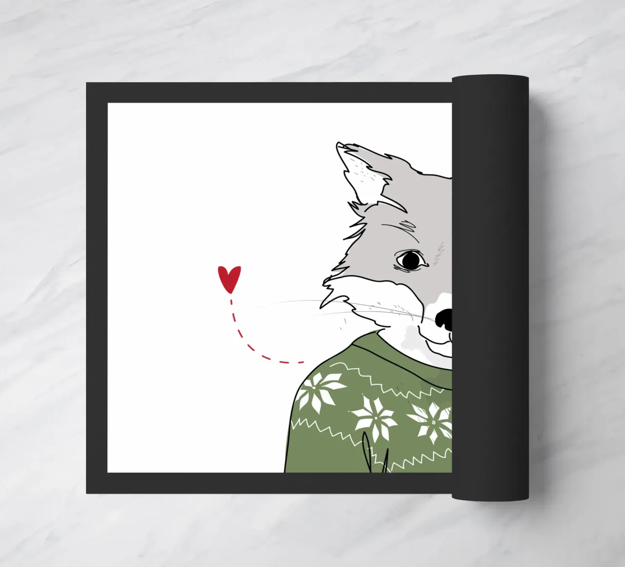 Furry Fox zerbino da Christina Heitmann