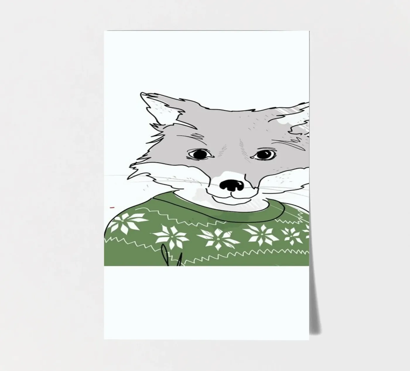 Furry Fox sticker sheet by Christina Heitmann