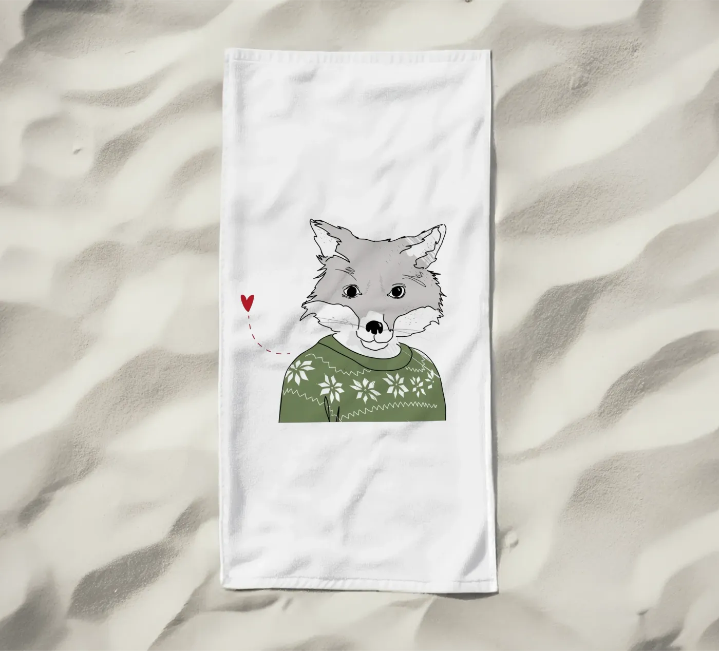 Furry Fox telo mare da Christina Heitmann