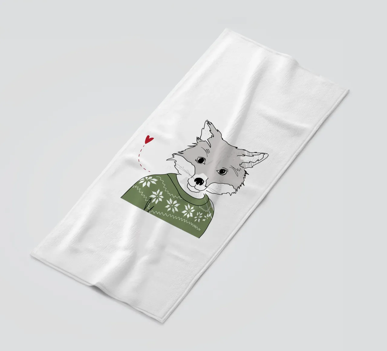 Furry Fox telo mare da Christina Heitmann